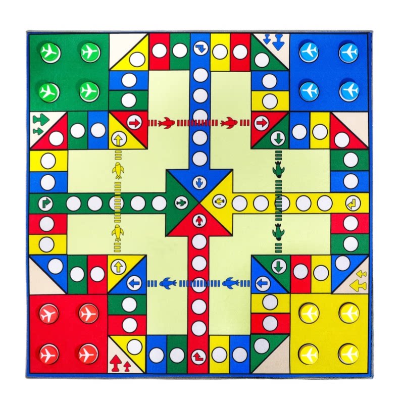 飞行棋水晶绒地毯【升级二合一】