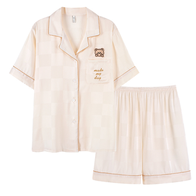 情侣睡衣女夏季冰丝2022年新款