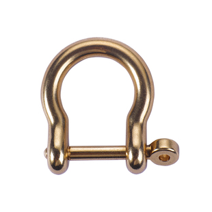 欧式纯铜马蹄扣不锈钢汽车钥匙扣可拆卸手工diy皮具U型扣五金配件