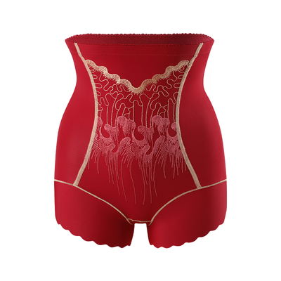 【蔓雅夫人】精美绣花高腰收腹裤