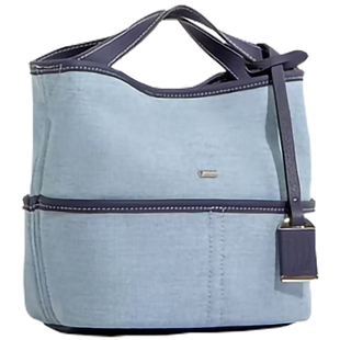 高级感小众菜篮子包包女2026新款小斜挎包通勤手提水桶牛仔单肩包