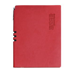 办公笔记本子可印LOGO定制记事本仿真皮面本a5/b5学习记录本简约复古商务公司会议工作本子纪念送礼办公文具