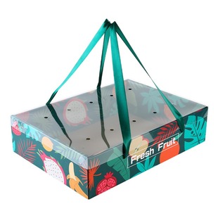 高档年货水果礼盒包装盒苹果篮葡萄橙子礼品盒春节过年送礼空盒子