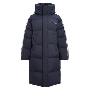 雪中飞秋冬新款羽绒服连帽女休闲时尚短款大口袋保暖外套廓形