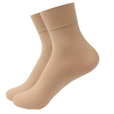 4双浪莎短丝袜 女袜中厚春秋宽口天鹅绒袜子短丝袜女士厚丝袜