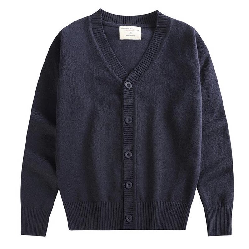春季幼儿园园服秋季毛织纯棉长袖开衫男女童小学生上衣班服校服