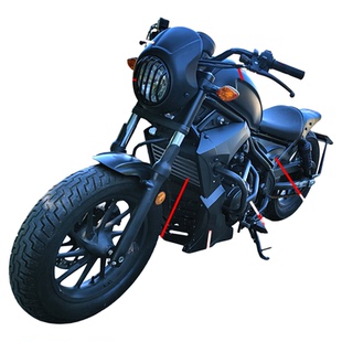 GVGZ 适用本田叛逆者CM300/500整流罩 猪头罩 后短尾 车牌架 护杠