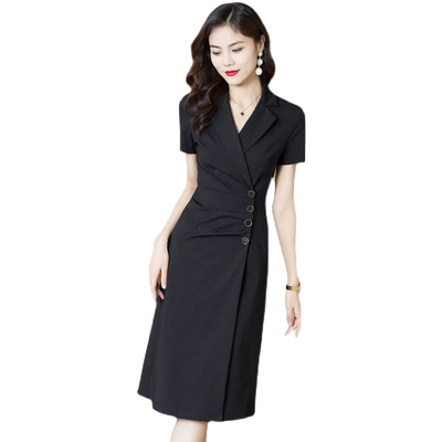潮尹饰西装连衣裙女高级感