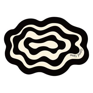 范店曲线主义黑白吸水速干地垫卫生间门口浴室防滑脚垫厕所淋浴房