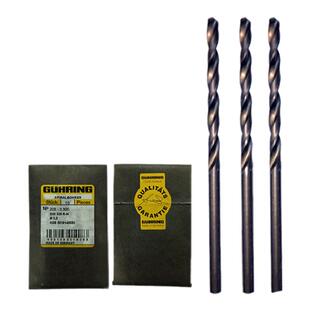 德国进口钴领直柄麻花钻头205不锈钢专用含钴钻咀GUHRING1mm2mm13