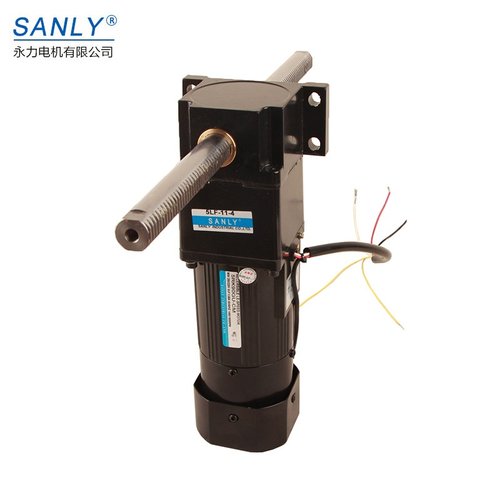 厂家SANLY永力40-120W排杆阻尼齿轮减速刹车直线电机升降马达批发