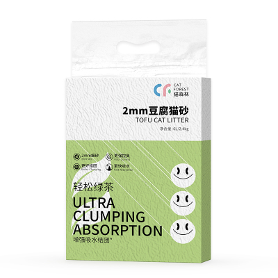 森林绿茶豆腐猫砂除臭用品祛味