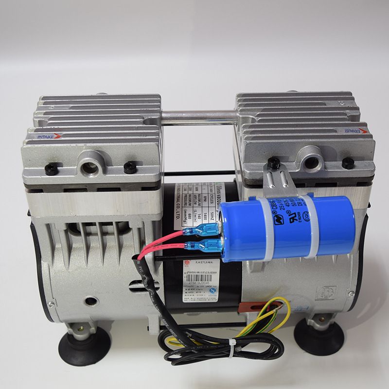 无油静音小型大流量实验室工业专用活塞式真空泵UN-180V UN-90V