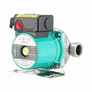 上海人民暖气循环水泵不锈钢泵头家用屏蔽泵220v静音地暖热水循环