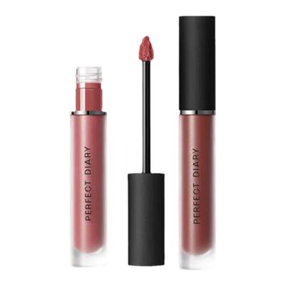 完美日记V24雾面丝绒唇釉蜜桃