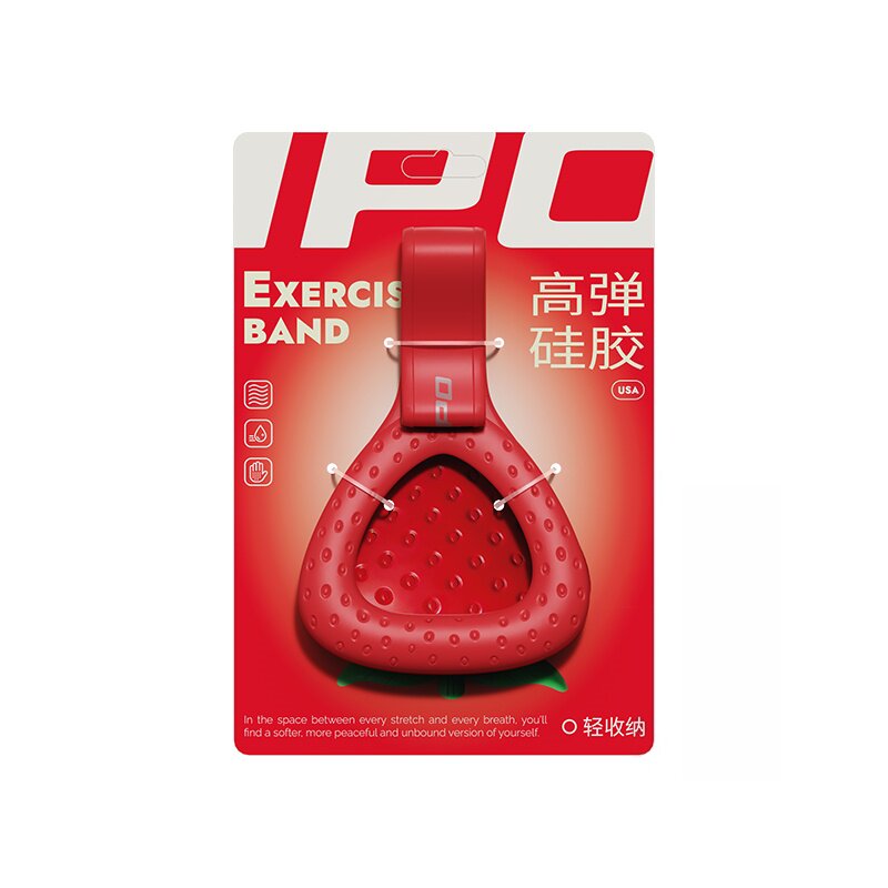 IPO8字拉力器女开背弹力带
