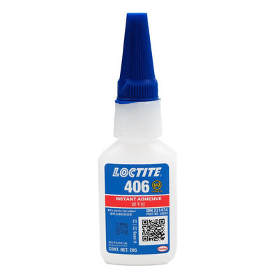 乐泰loctite406瞬干胶20g速干通用型固化基材粘接广泛 500g特价