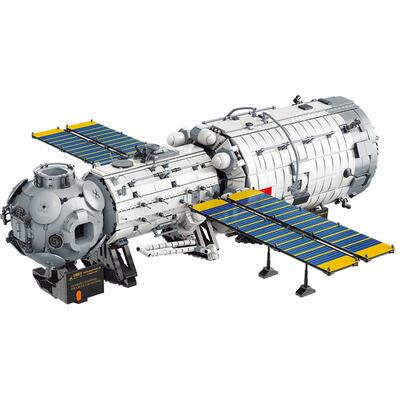 启蒙积木奇妙天和核心舱模型大小柱段空间站中国航天玩具礼物