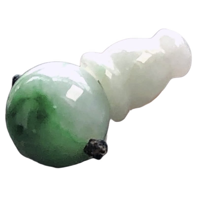 缅甸天然翡翠A货绿三通佛头圆珠