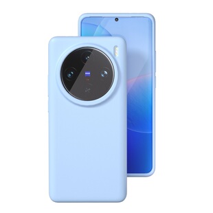 AOAP 适用vivox100手机壳X100s真液态硅胶保护套pro官方同款Ultra镜头大孔x90全包防摔男女款ins纯色软外壳