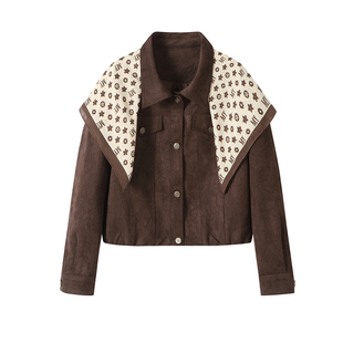 今年流行短款外套女2025春秋新款设计感洋气小众显瘦夹克上衣休闲