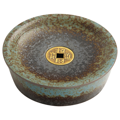 陶瓷壶承干泡台粗陶呈托盘紫砂壶