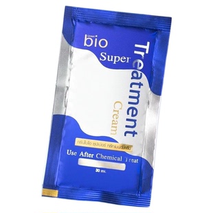 泰国7-11蓝色发膜便携装green bio super treatment发膜滋润发乳