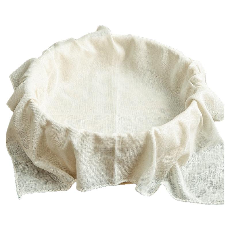 纯棉豆腐布白纱布布料食用纱布豆浆过滤布蒸笼布豆包布香干豆干布