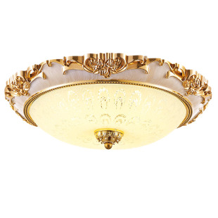 欧式吸顶灯卧室灯圆形简欧客厅过道灯LED玄关阳台灯灯饰美式灯具