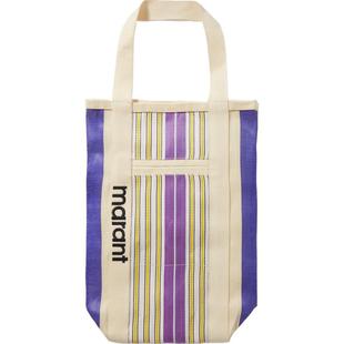 【新年礼物】Isabel Marant 女条纹帆布手提包托特包