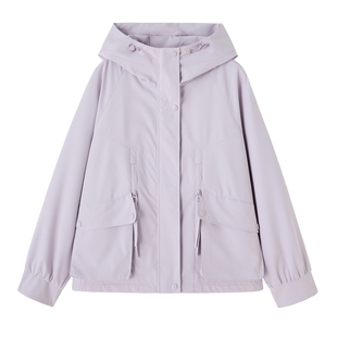 春装女款2026年新款今年流行夹克女士休闲外套减龄短款小个子上衣