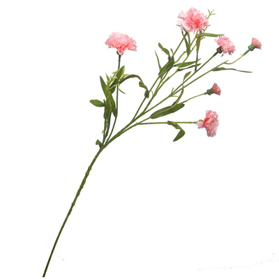 摆件康乃馨教师节客厅摆件假花