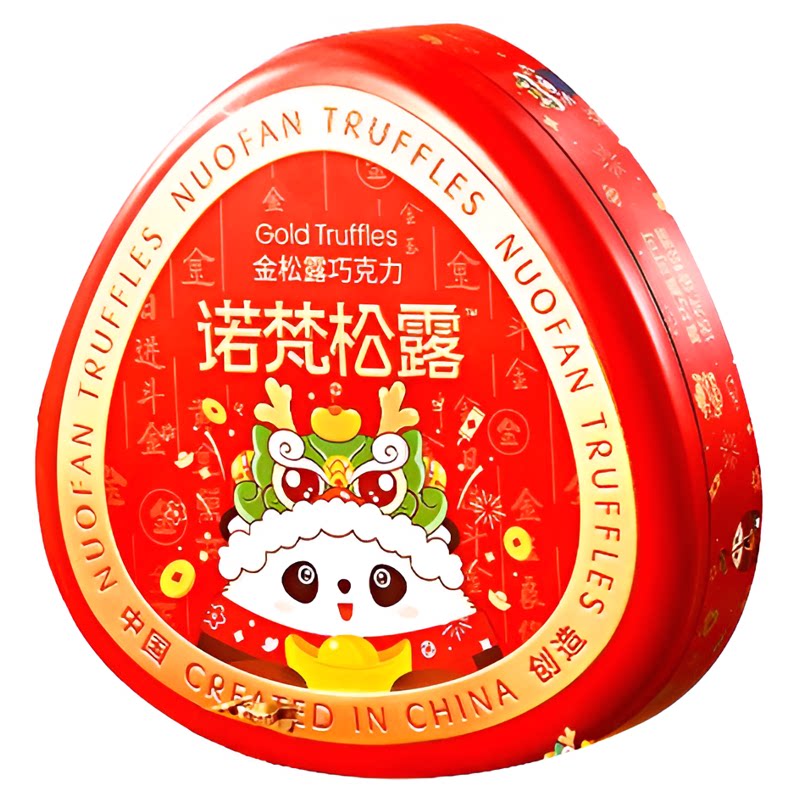 诺梵金松露夹心巧克力铁盒礼盒装