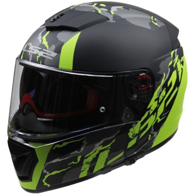 ls2全盔双镜片四季通用摩托车