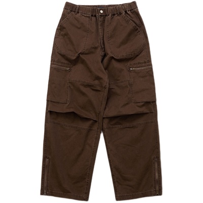 BananaClub水洗拉链口袋工装长裤