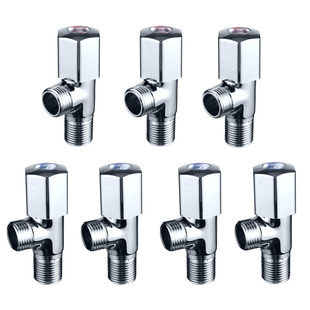 九牧全铜加厚加长角阀冷热水三角阀套装热水器马桶开关八字止水阀