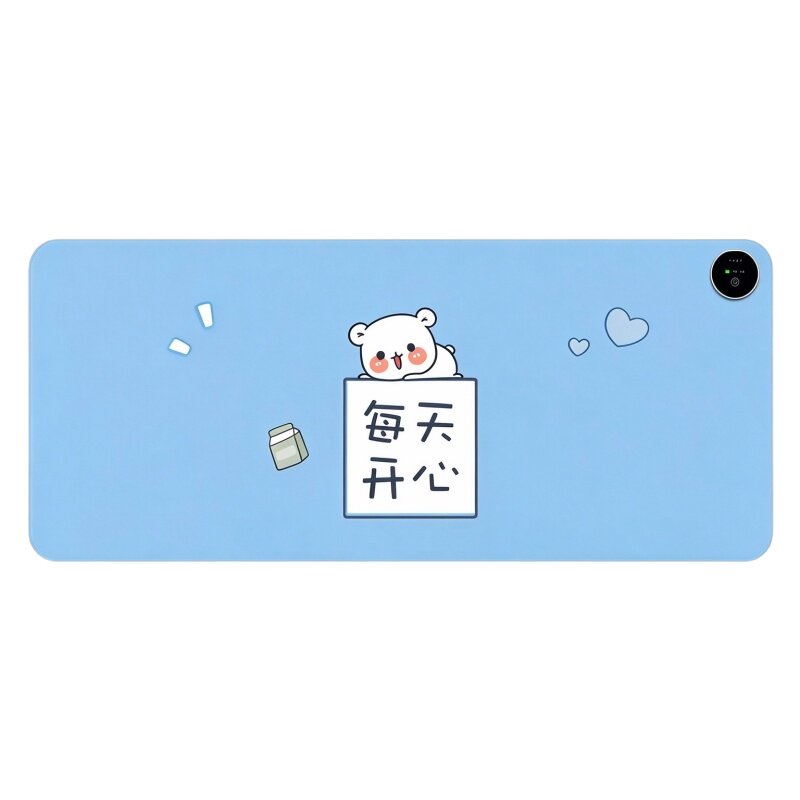 加热鼠标垫超大发热写字暖手防水