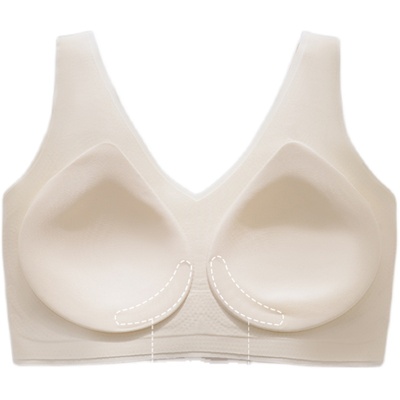 无痕内衣女小胸聚拢一体运动背心