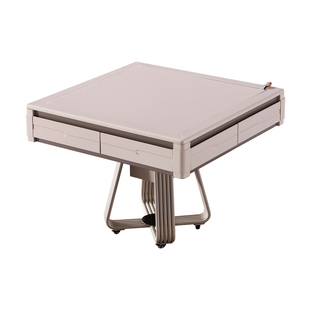 新款岛台麻将桌两用餐桌实木静音电动麻将机全自动家用餐麻一体机