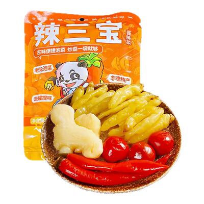 古蜀辣三宝泡椒泡姜川菜味道