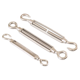 304不锈钢花篮螺丝收紧器紧线钢丝绳拉紧器紧绳器螺栓正反丝螺杆