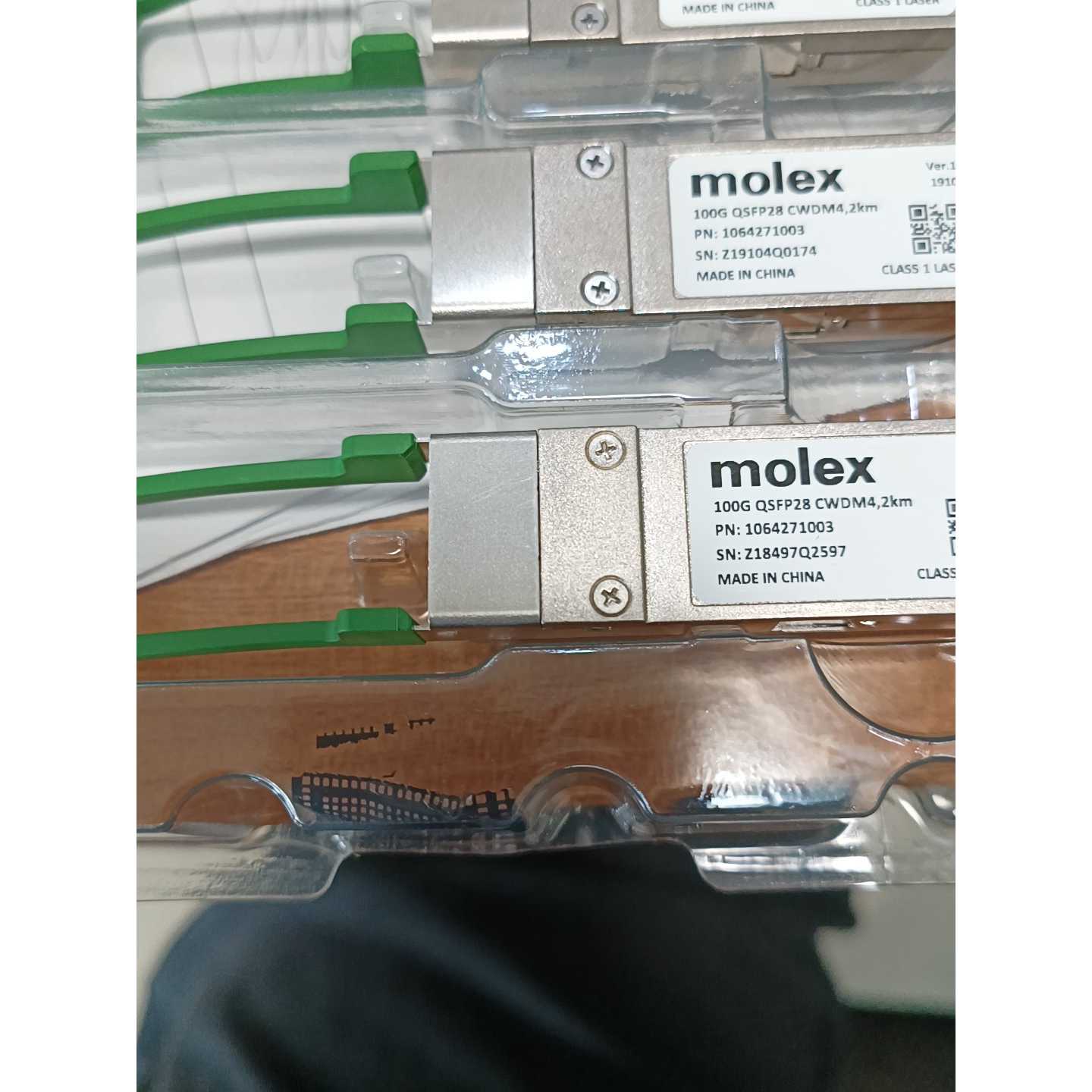 议价-molex光模块100G.QSFP28.CWDM4.2Km