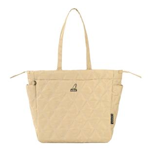 KANGOL大容量充棉托特包秋冬新款菱形格单肩包包女绵绵购物暖暖包