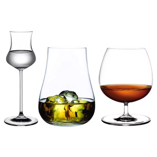 土耳其NUDE进口努德高脚烈酒杯威士忌闻香品鉴杯贵腐杯白兰地酒杯