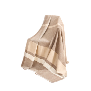 上海故事秋冬加厚保暖绵羊毛沙发盖毯单双人午睡毛绒多功能毯礼盒