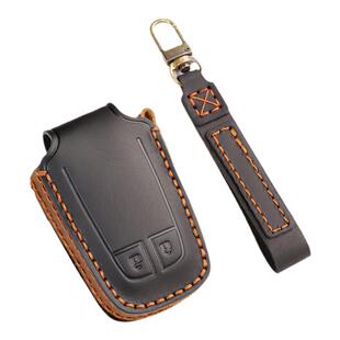 五十铃dmax钥匙套铃拓瑞迈mu-X牧游侠皮卡汽车真皮扣改装壳高档包