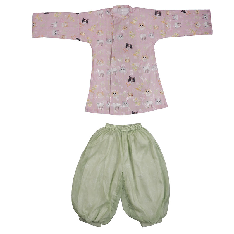 童锣湾女童春秋新款汉服套装