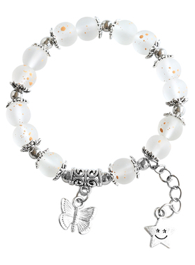 小清新琉璃水晶手串新中式国风手链森系手饰夜市货源民族风小饰品