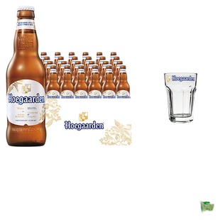 Hoegaarden福佳白精酿啤酒330ml*24瓶11.7°P比利时风味整箱批发