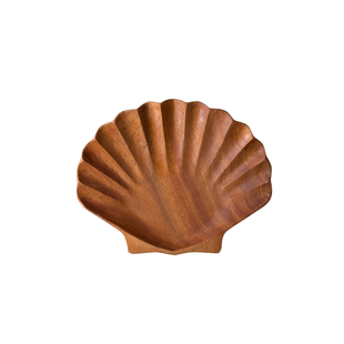 【Onda】贝壳托盘置物盘实木茶盘首饰盘中古家居摆件软装乔迁礼物